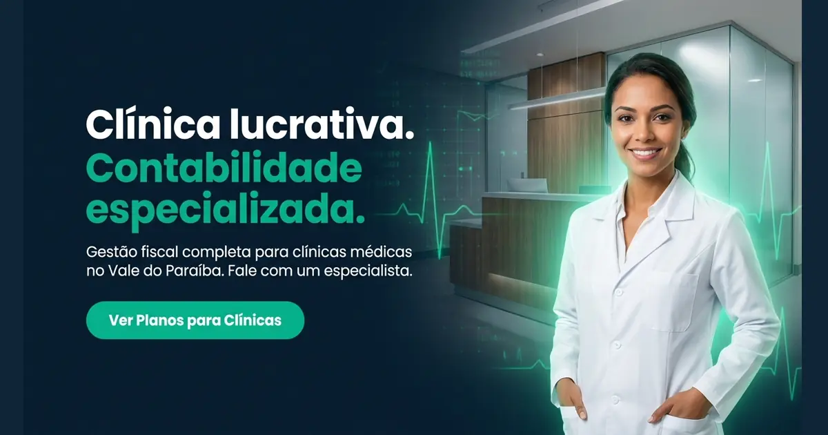 Contabilidade especializada para clínicas médicas no Vale do Paraíba